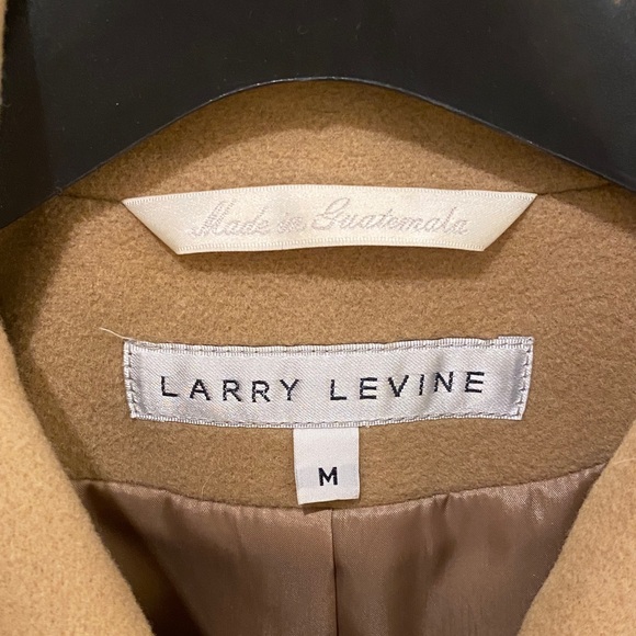 Larry Levine Classic Tan Trench Coat - Wool and Cashmere Blend - Picture 2 of 10